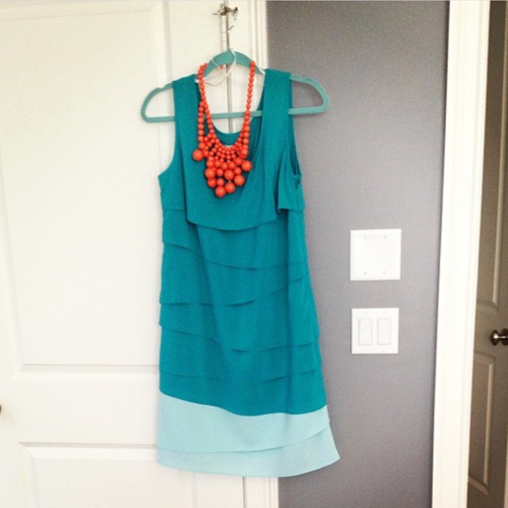 Calvin Klein tiered dress